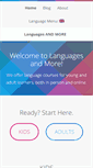 Mobile Screenshot of languagesandmore.com